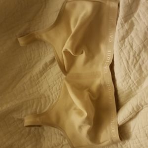 Lane Bryant Cacique 40G Unlined Full Coverage No Wire Bra Beige Good Condition